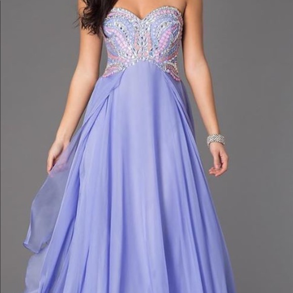 Strapless Sweetheart Prom Dress by Rachel Allan - Picture 2 of 2